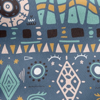 Ancient Mysterious Murals Jersey Backed Fleece