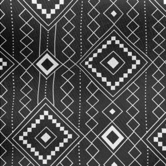 Simple Diamond Arrangement Jersey Backed Fleece