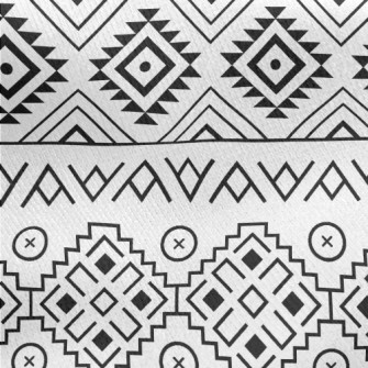 Special Ethnic Pattern Jersey Backed Fleece