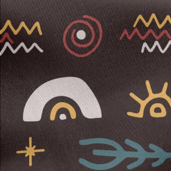 Ancient Totem Arrow Jersey Backed Fleece