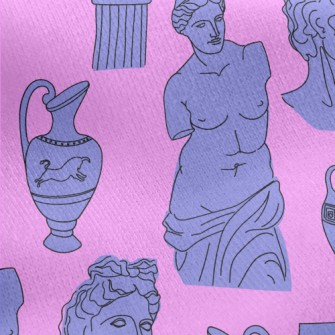 Greek Statues Jersey Backed Fleece