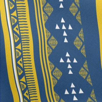 Ethnic Geometric Totem Pongee