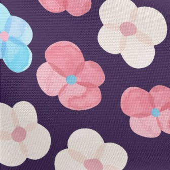 Cute Color Flowers Pongee