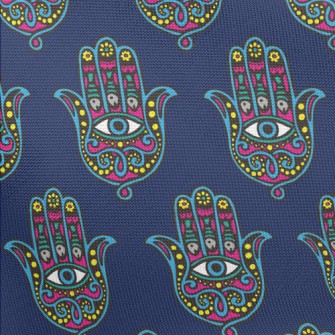 Mysterious Eye Palm Pongee