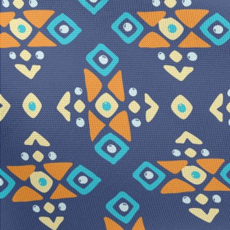 Geometric Patchwork Graphics Pongee