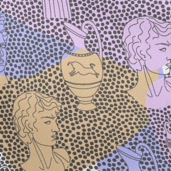 Artistic Dot Statue Pongee