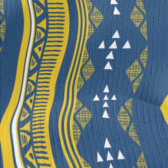 Ethnic Geometric Totem Stretch Jersey