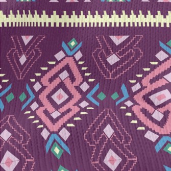 Nostalgic Ethnic Totem Stretch Jersey