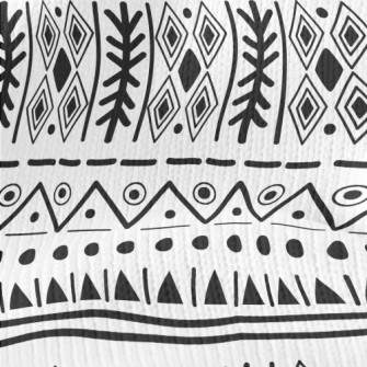 Mysterious Ethnic Pattern Stretch Jersey