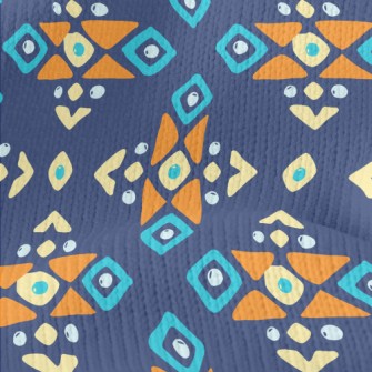 Geometric Patchwork Graphics Stretch Jersey