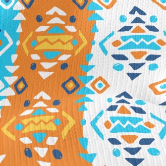 Three Color Mosaic Geometry Stretch Jersey