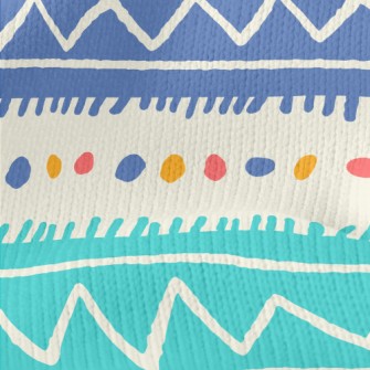 Lines, Curves, Dots Stretch Jersey