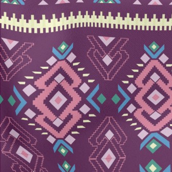 Nostalgic Ethnic Totem Lightweight Cotton Poplin