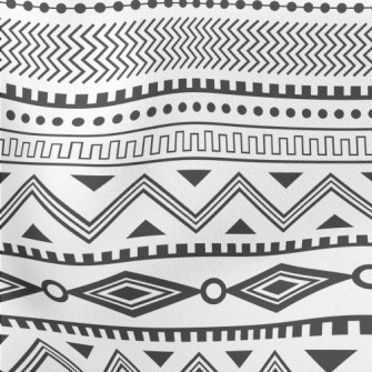 Classic Geometric Ethnic Lightweight Cotton Poplin