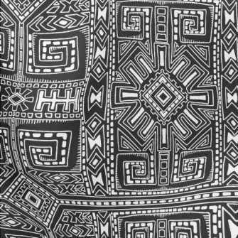 Ancient Geometric Murals Lightweight Cotton Poplin