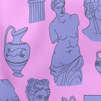 Greek Statues Lightweight Cotton Poplin