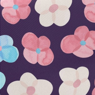Cute Color Flowers Midweight Cotton Poplin