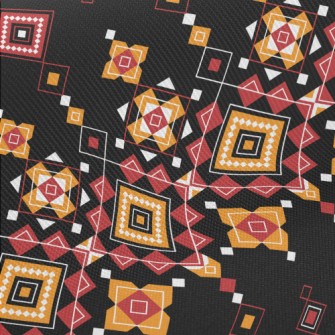 Good Looking Geometric Design Midweight Cotton Poplin