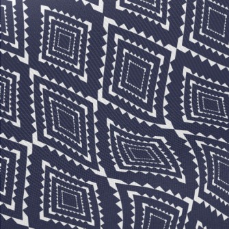 Geometric Composition Rhombus Midweight Cotton Poplin