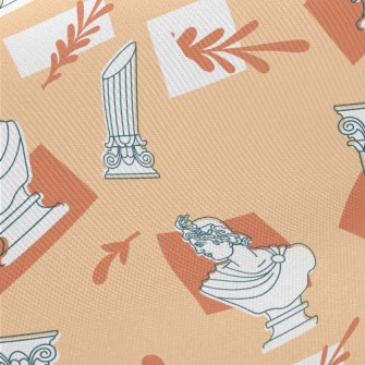 Greek People Statues Midweight Cotton Poplin