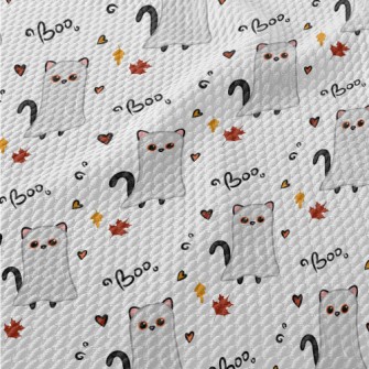 Dress Up The Ghost Black Cat Birdseye Piqué