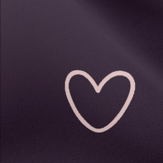Hollow Mini Heart Chiffon
