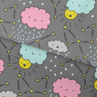 Sunny With Occasional Showers Waterproof Oxford