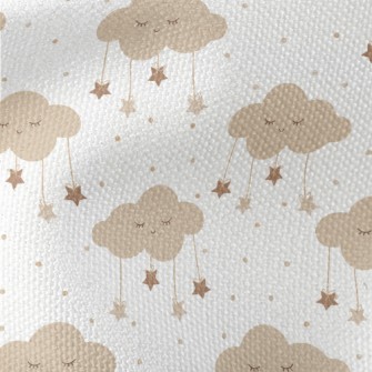 Clouds Dotted With Falling Sta Waterproof Canvas