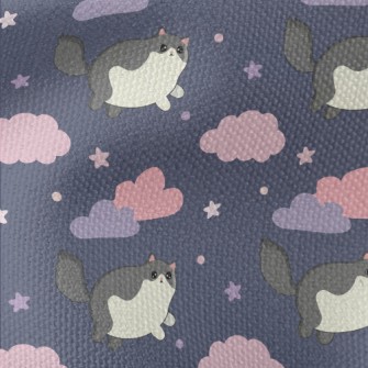 Kitten On The Cloud Waterproof Canvas