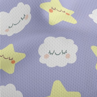 Close Your Eyes, Clouds And St Athletic Mesh Flat Back