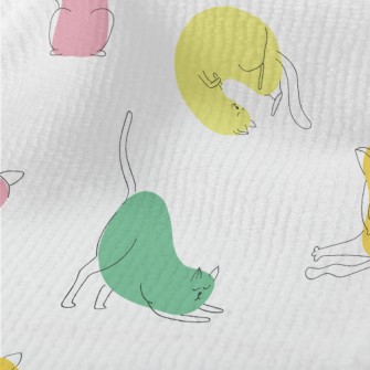 Colorful Yoga Cat Terry