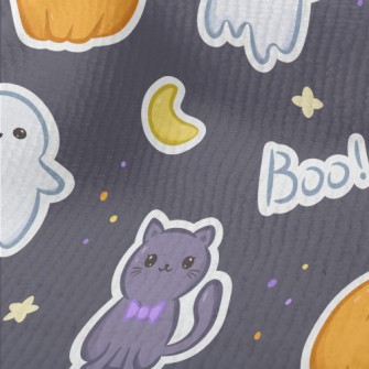 Super Cute Halloween Pumpkin Terry