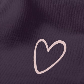 Hollow Mini Heart Terry