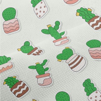 Succulent Cactus Potted Plants Performance Linen
