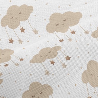 Clouds Dotted With Falling Sta Performance Linen