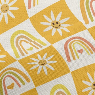Smiley Flower Rainbow Performance Linen