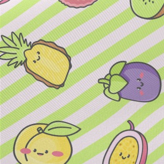 Cute And Rich Fruits Twill