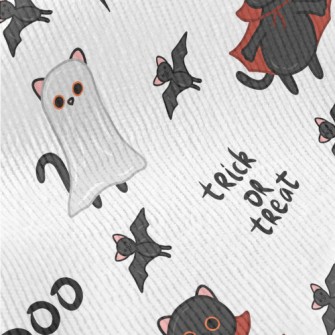 Halloween Black Cat Bat Standard Corduroy