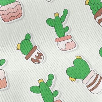 Succulent Cactus Potted Plants Standard Corduroy