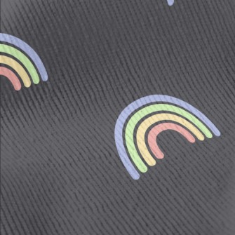 Simple Colorful Rainbow Standard Corduroy