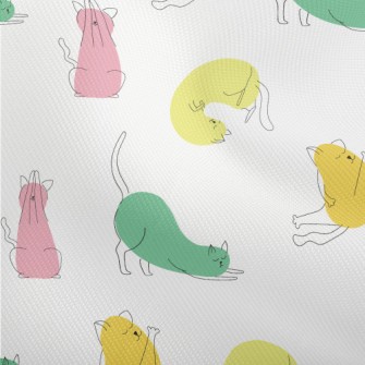 Colorful Yoga Cat Dobby