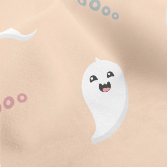 Cute Expression Ghost Micro Fleece