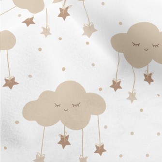 Clouds Dotted With Falling Sta Micro Fleece