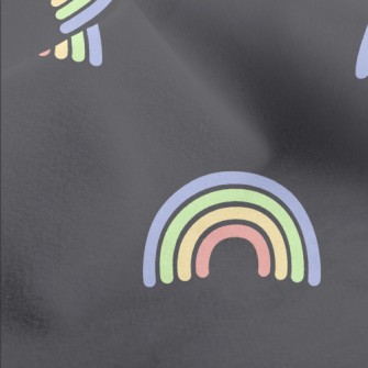 Simple Colorful Rainbow Micro Fleece