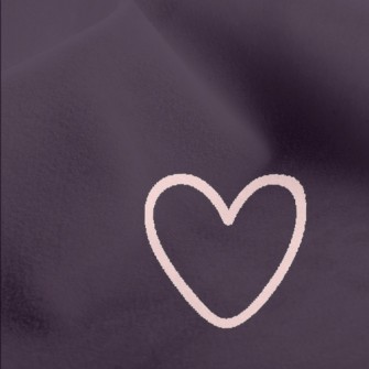 Hollow Mini Heart Micro Fleece