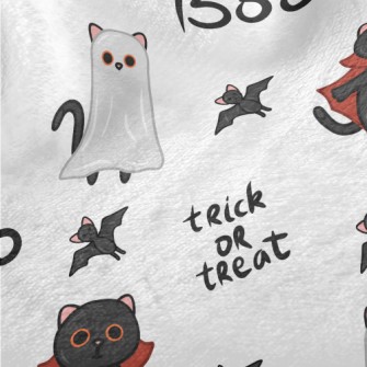 Halloween Black Cat Bat Minky