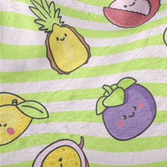 Cute And Rich Fruits Minky
