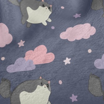 Kitten On The Cloud Minky