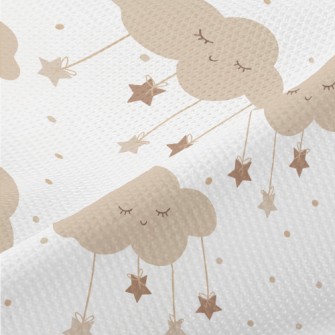 Clouds Dotted With Falling Sta Piqué