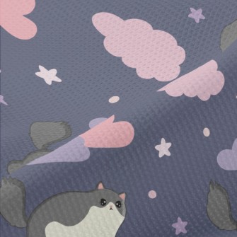 Kitten On The Cloud Piqué